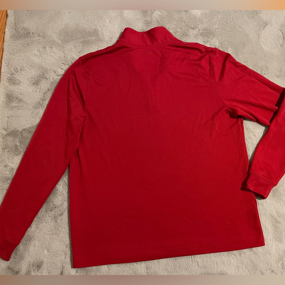 🏌️Grand Slam Men's Red Half-Zip Top - Picture 5 of 6